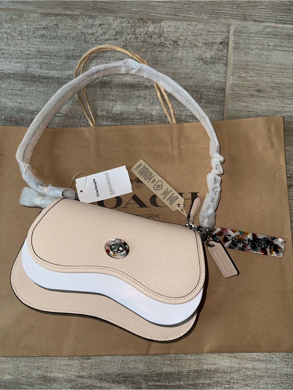 COACHTOPIA 2-in-1 Wavy Double Pouch Bag ☁️ - Picture 6 of 14